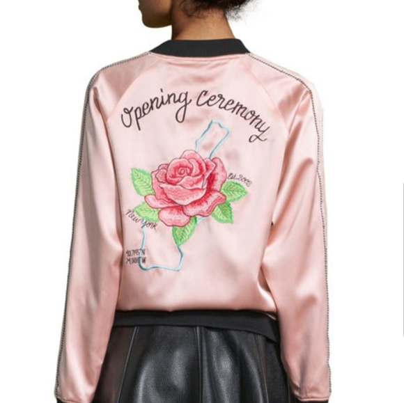 Opening Ceremony silk reversible bomber jacket - Picture 5 of 5